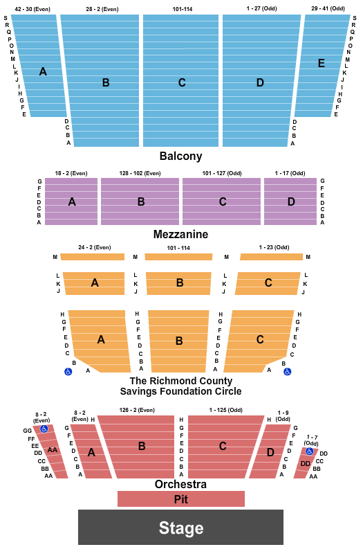 St. George Theatre Wynonna Judd Seating Chart